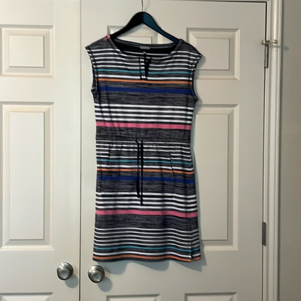 T by Talbots knot dress with drawstring waist. Size S